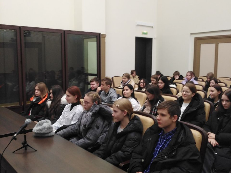 Всероссийский день правовой помощи детям - встреча с председателем Свердловского районного суда.